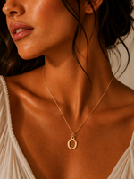 Load image into Gallery viewer, 14k Sleek Serif Initial Necklace