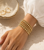 Load image into Gallery viewer, 7pcs Gold Beaded Bracelet Stack