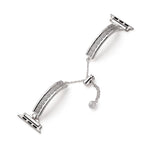 Load image into Gallery viewer, Sleek Metal Crystal Apple Watch Bands for Women