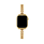 Load image into Gallery viewer, Sleek Metal Crystal Apple Watch Bands for Women