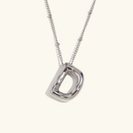 Load image into Gallery viewer, Balloon Gold Initial Necklace
