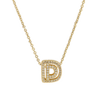 Load image into Gallery viewer, Dazzling Diamond Initial Necklace