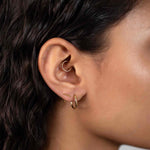 Load image into Gallery viewer, Rima Bar Huggie Earrings