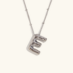 Load image into Gallery viewer, Balloon Gold Initial Necklace