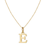 Load image into Gallery viewer, 14k Sleek Serif Initial Necklace