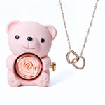 Load image into Gallery viewer, Romantic Bear Personalized Eternal Hearts Necklace