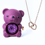 Load image into Gallery viewer, Romantic Bear Personalized Eternal Hearts Necklace