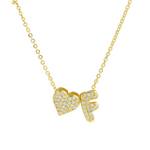 Load image into Gallery viewer, Elegant Statement Love Letter Initial Necklace