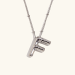Load image into Gallery viewer, Balloon Gold Initial Necklace