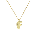 Load image into Gallery viewer, Chunky Feminine Letter Initial Necklace