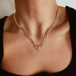 Load image into Gallery viewer, Double Chain Cuban and Pearl Necklace