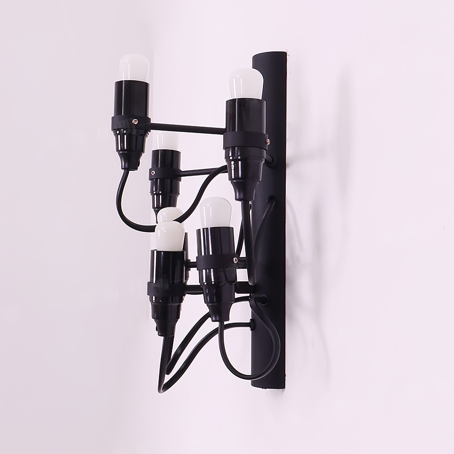 Mirror Polished Steel Contemporary Wall Lamp