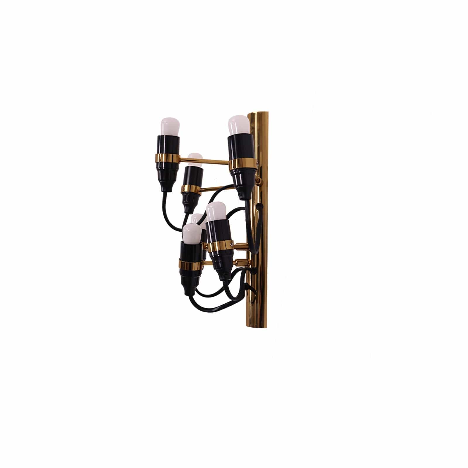 Mirror Polished Steel Contemporary Wall Lamp