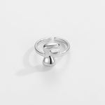 Load image into Gallery viewer, Cute Bubble Letter Initial Ring