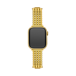 Load image into Gallery viewer, Modern Stainless Steel Beaded Apple Watch Bands for Women