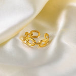 Load image into Gallery viewer, 18k Adjustable Elegant Chain Linked Ring