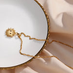 Load image into Gallery viewer, Dainty Diamond Evil Eye Necklace