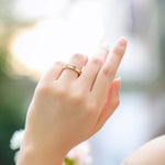 Load image into Gallery viewer, Classy Heart Wrap Baguette Diamond Ring
