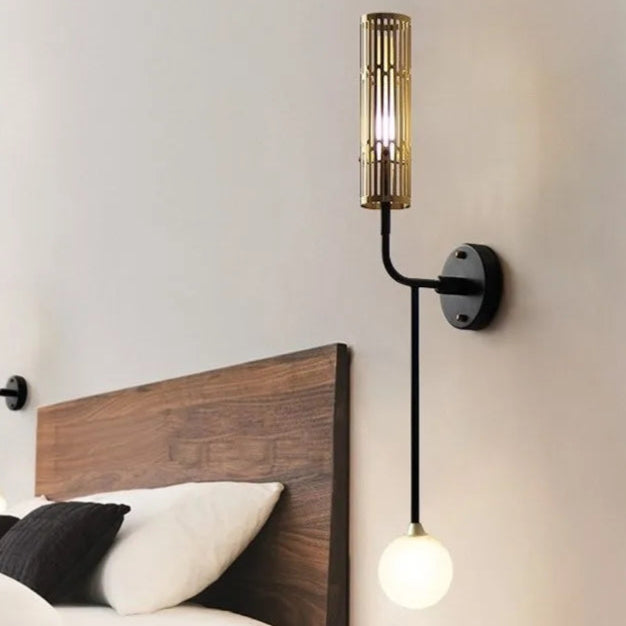 Tubed & Balled Nordic Inspired Wall Lamp Light Fixture