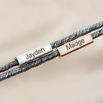 Load image into Gallery viewer, Custom Entwined Rope Magnetic Bracelet