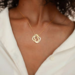 Load image into Gallery viewer, Personalized Heart Stack Necklace