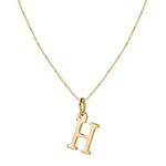 Load image into Gallery viewer, 14k Sleek Serif Initial Necklace