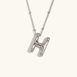 Load image into Gallery viewer, Balloon Gold Initial Necklace