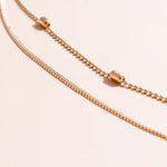 Load image into Gallery viewer, Dainty Layered Choker and Cross Necklace