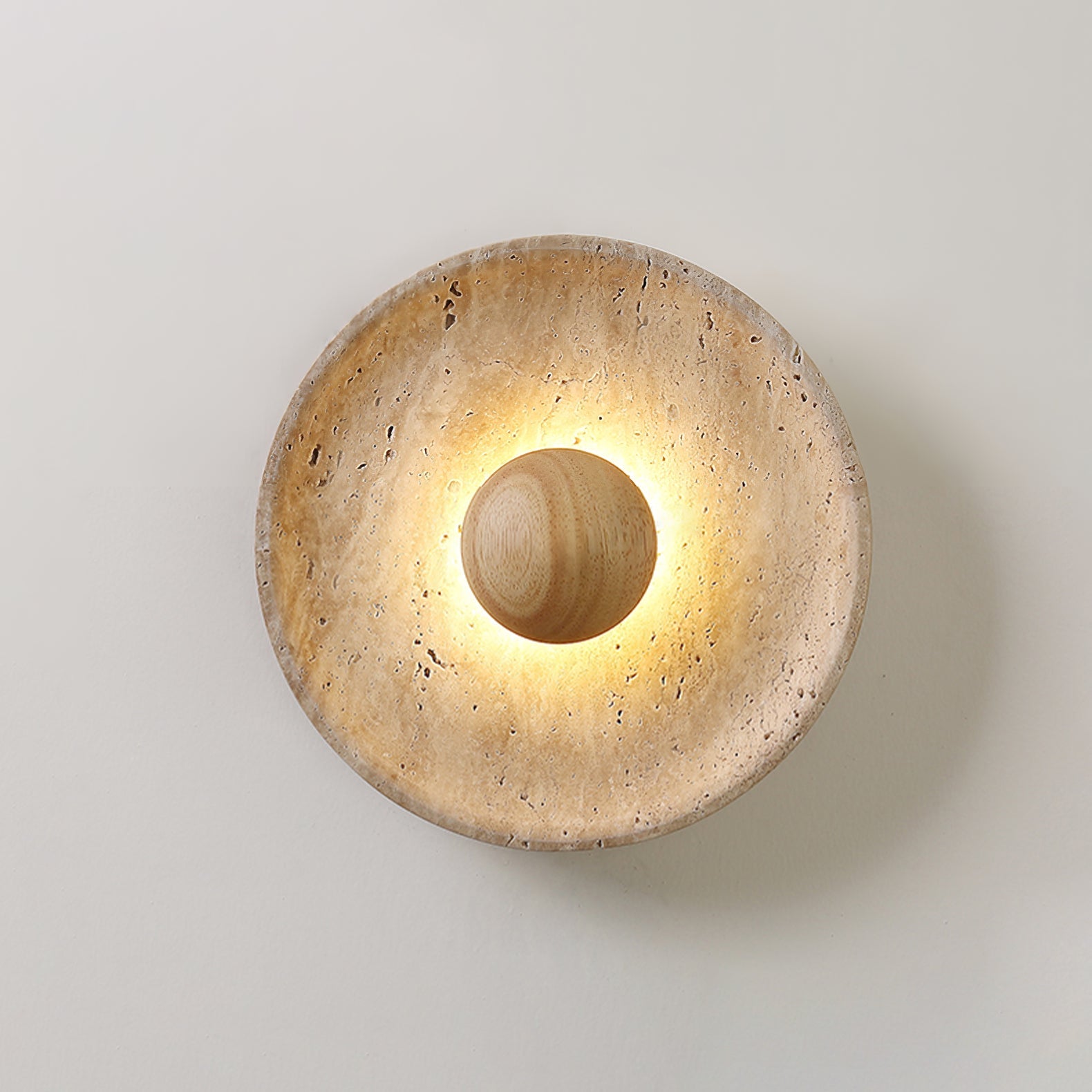 Travertine Nordic Inspired Design Wall Light