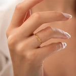 Load image into Gallery viewer, Dainty Minimal Name Ring