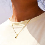 Load image into Gallery viewer, Colorful Beaded Initial Choker Necklace