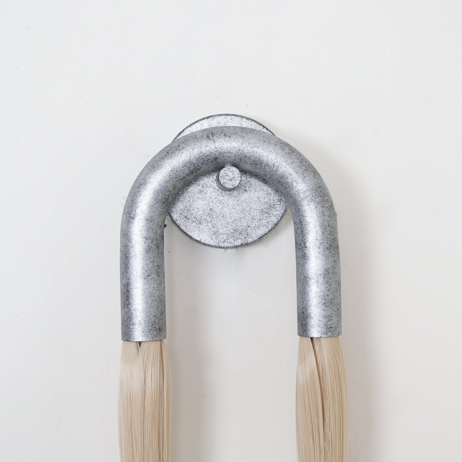 Horsehair Textured Crystal Glass Wall Lamp