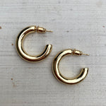 Load image into Gallery viewer, Mayra Chunky Gold Hoop Earrings