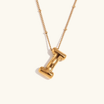 Load image into Gallery viewer, Balloon Gold Initial Necklace