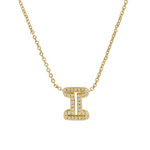 Load image into Gallery viewer, Dazzling Diamond Initial Necklace
