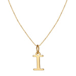 Load image into Gallery viewer, 14k Sleek Serif Initial Necklace
