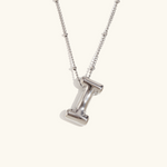 Load image into Gallery viewer, Balloon Gold Initial Necklace