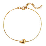 Load image into Gallery viewer, Dainty Bubble Letter Initial Bracelet