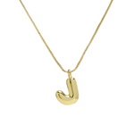 Load image into Gallery viewer, Chunky Feminine Letter Initial Necklace