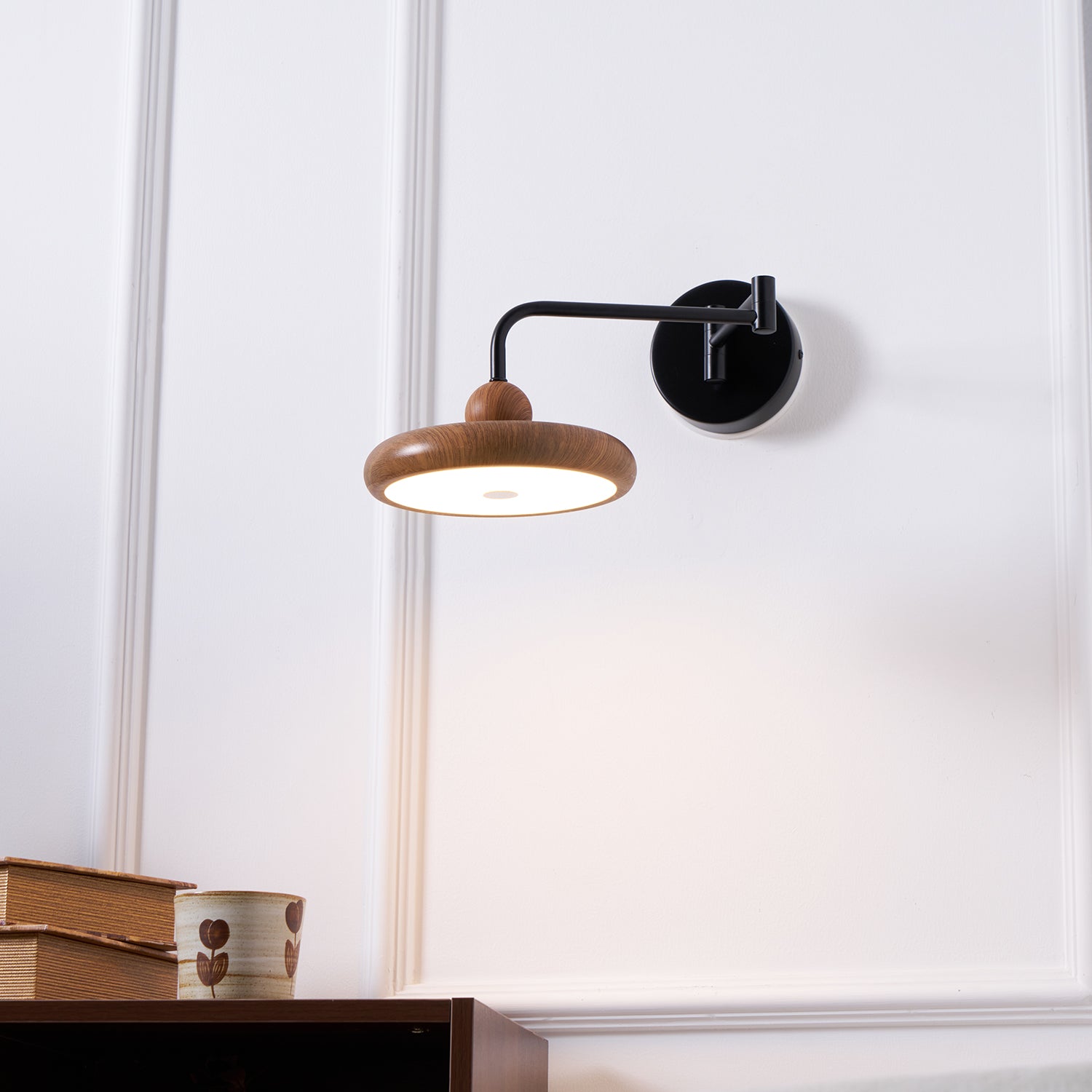 Swing Arm Contemporary Adjustable Wall Light