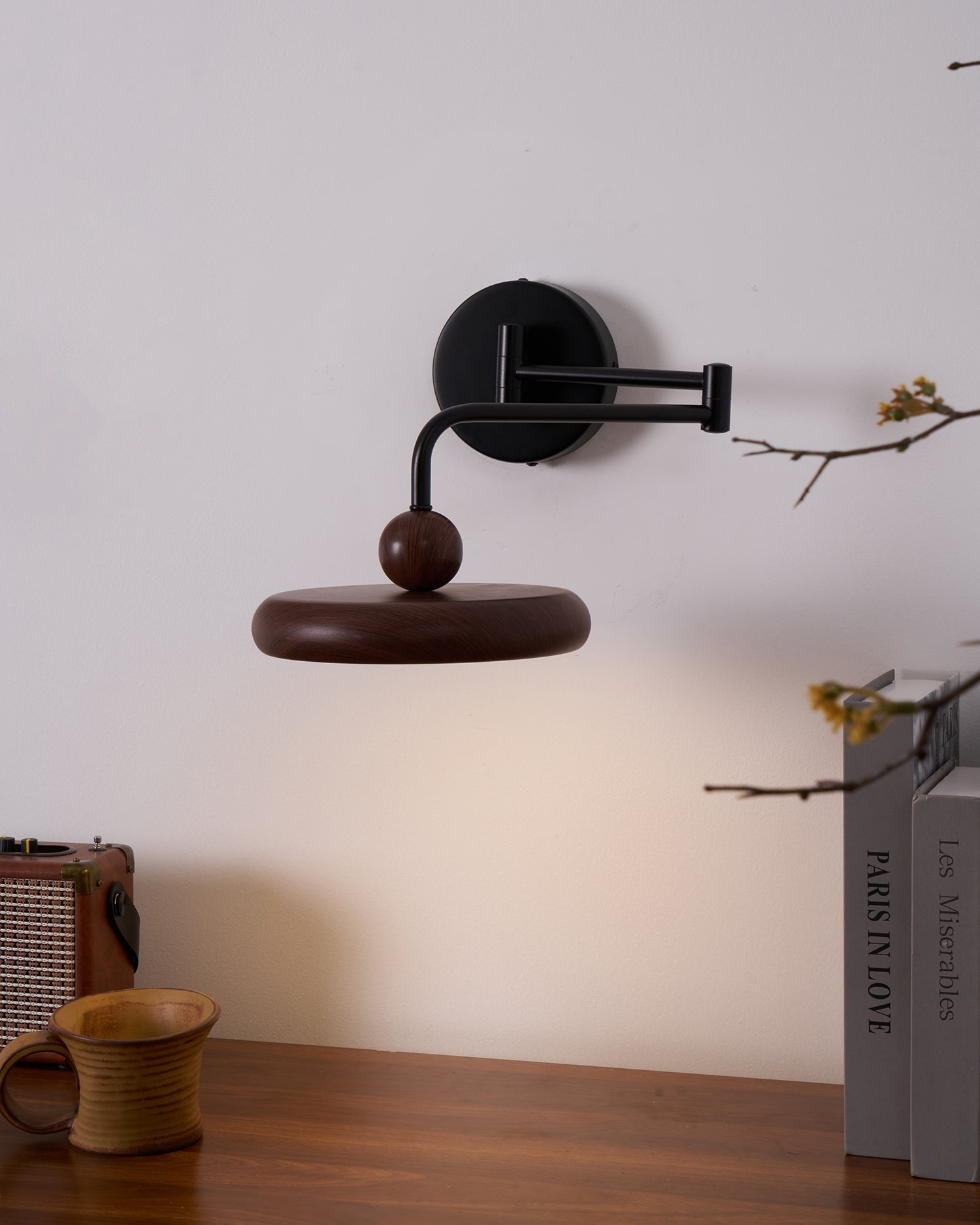 Swing Arm Contemporary Adjustable Wall Light