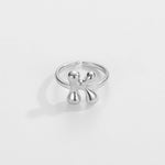 Load image into Gallery viewer, Cute Bubble Letter Initial Ring