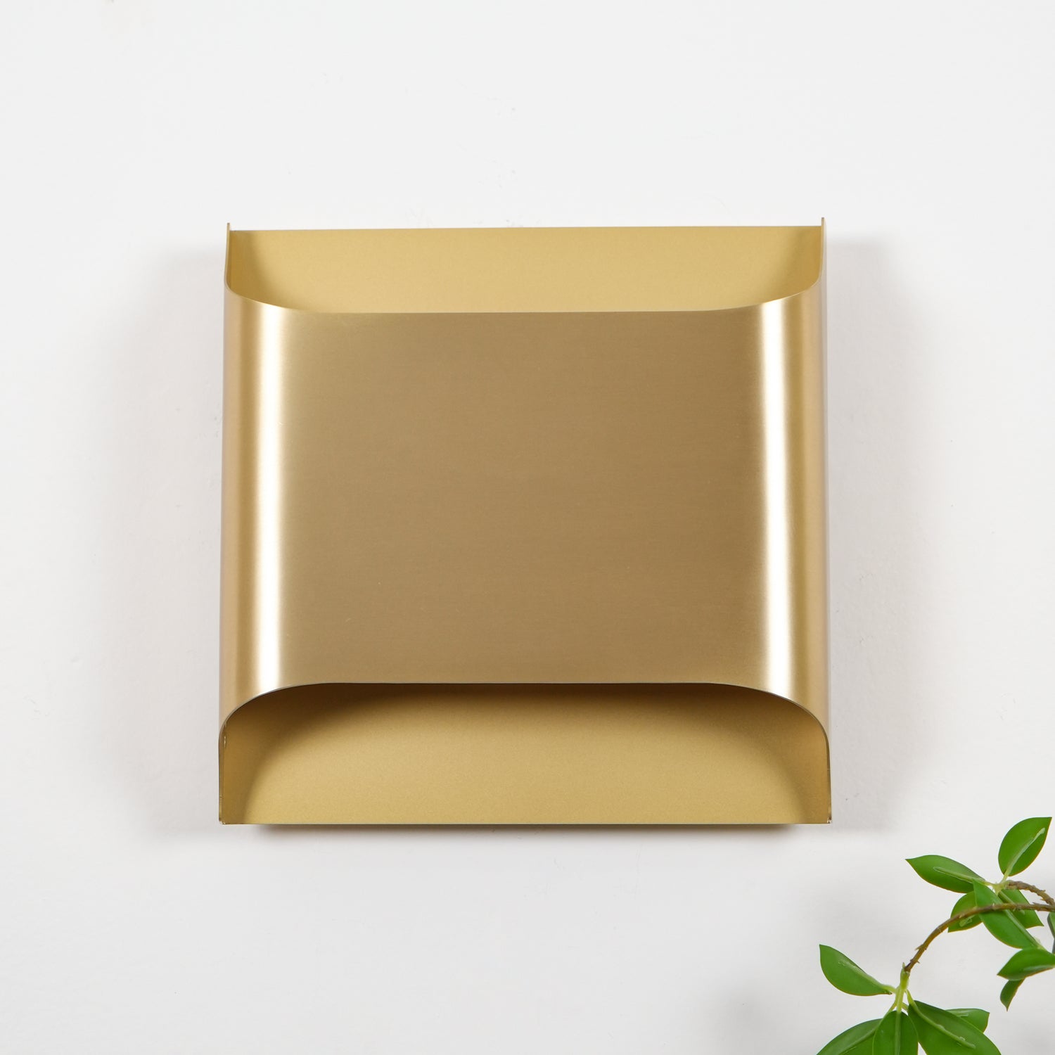 Circular Brass Nordic Inspired Wall Sconce
