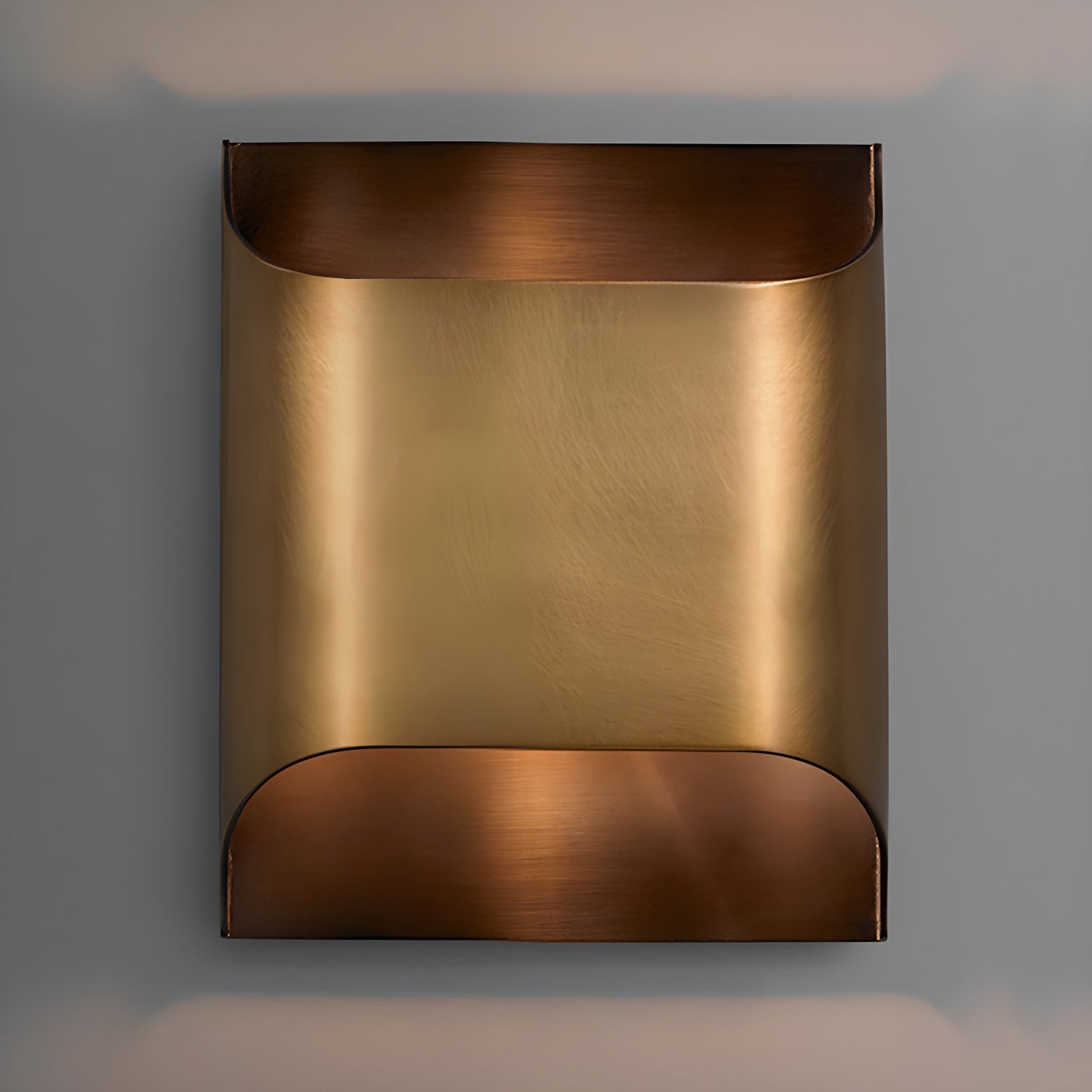 Circular Brass Nordic Inspired Wall Sconce