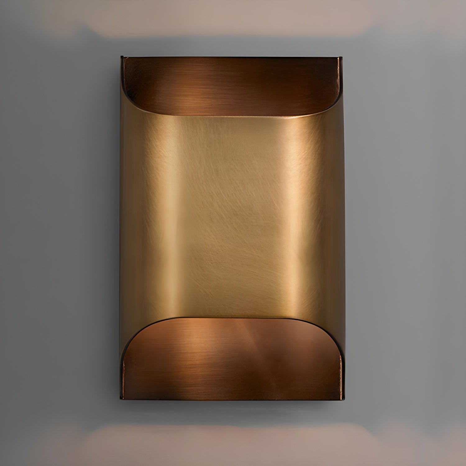 Circular Brass Nordic Inspired Wall Sconce