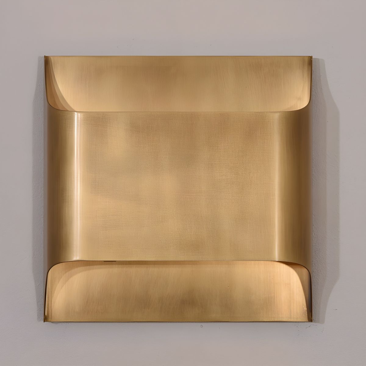 Circular Brass Nordic Inspired Wall Sconce