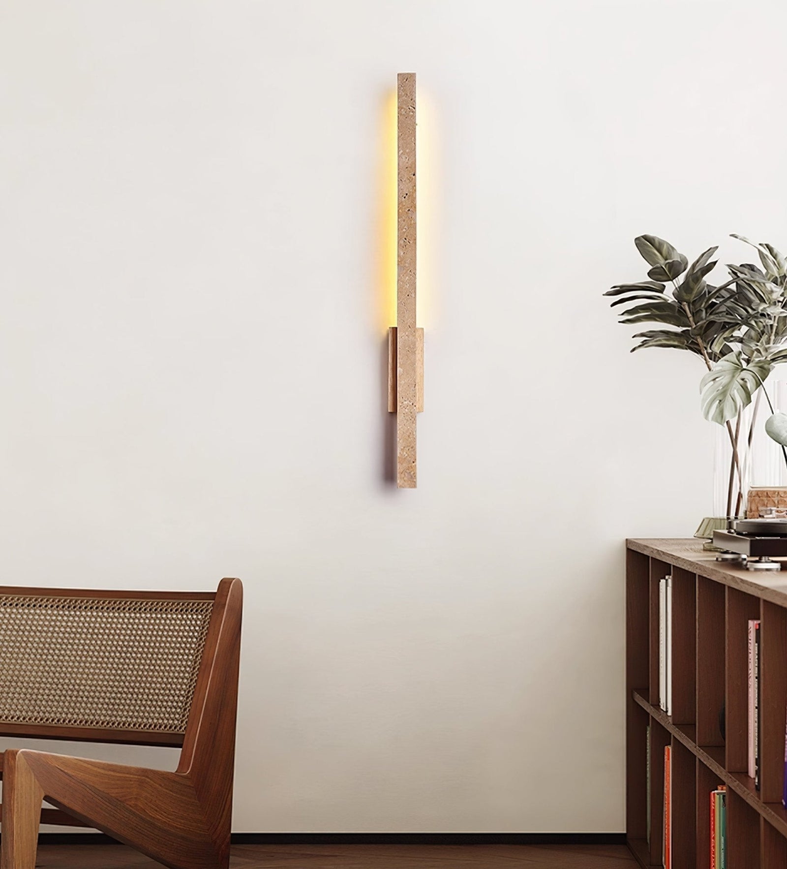 Vertical Stone Nordic Inspired Wall Light
