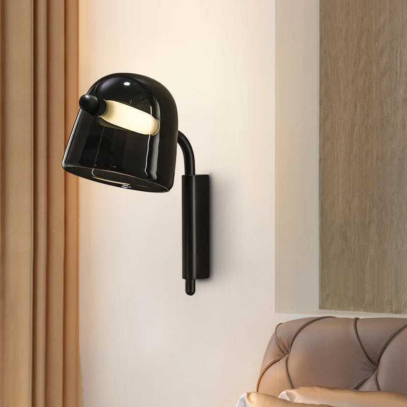 Tubular Handblown Glass Contemporary Wall Light