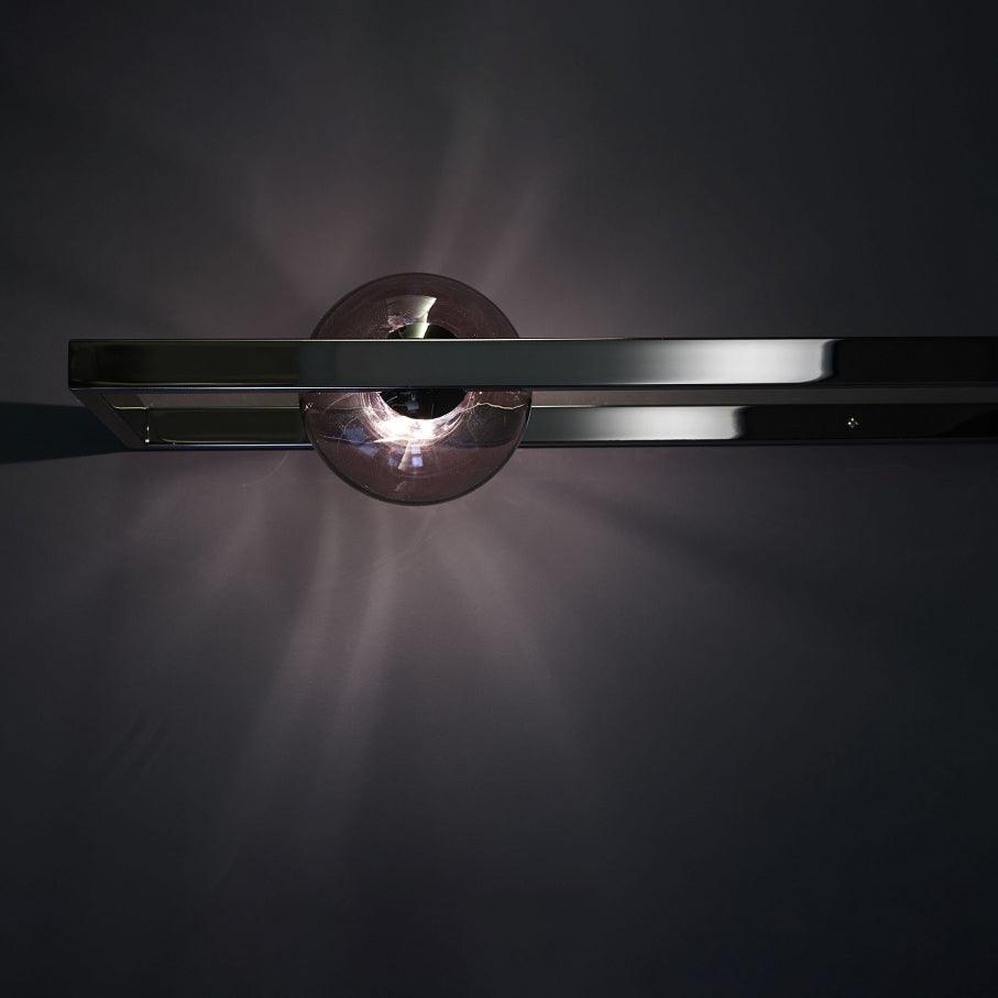 Murano Glass Luxe Brass Finish Wall Sconce