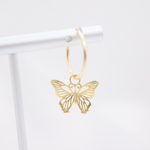 Load image into Gallery viewer, Butterfly Earrings Hollow Butterfly Dangle